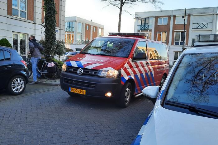 Brand in meterkast van woning