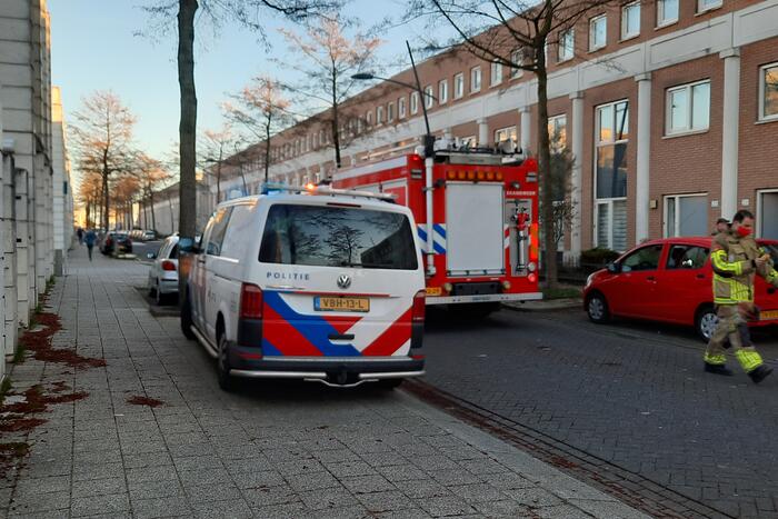 Brand in meterkast van woning