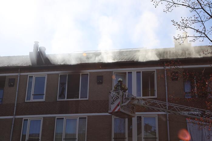 Brand in slaapkamer van flatwoning snel geblust