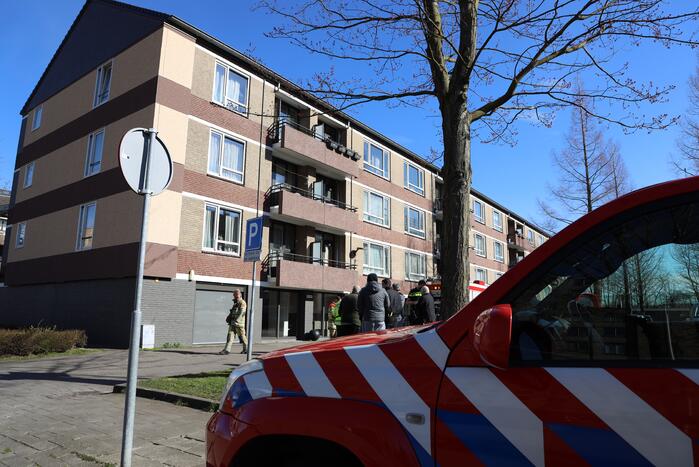 Brand in slaapkamer van flatwoning snel geblust