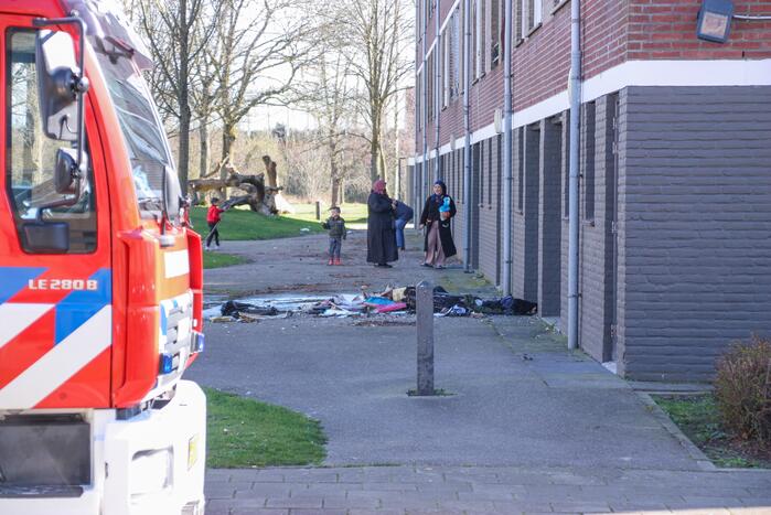 Brand in slaapkamer van flatwoning snel geblust