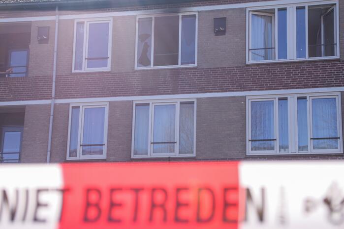 Brand in slaapkamer van flatwoning snel geblust