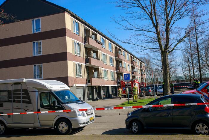 Brand in slaapkamer van flatwoning snel geblust