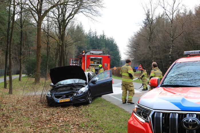 Auto botst op voorganger