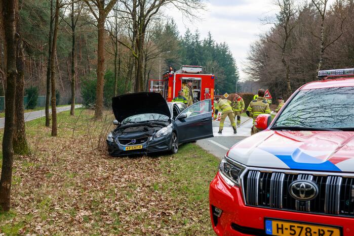 Auto botst op voorganger