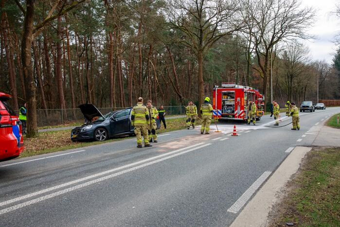 Auto botst op voorganger