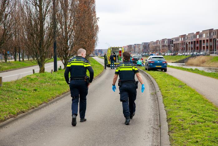 Man gaat met Harley Davidson onderuit