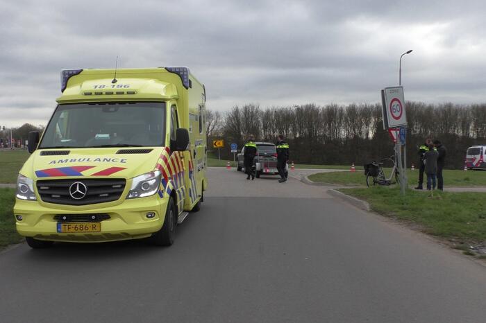 Fietser gewond bij aanrijding