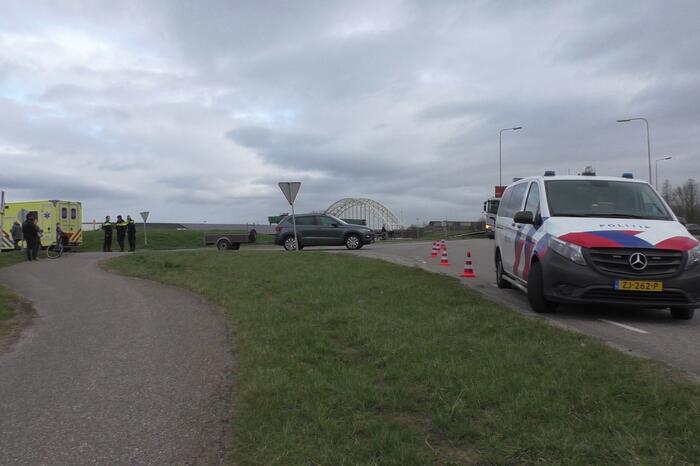 Fietser gewond bij aanrijding