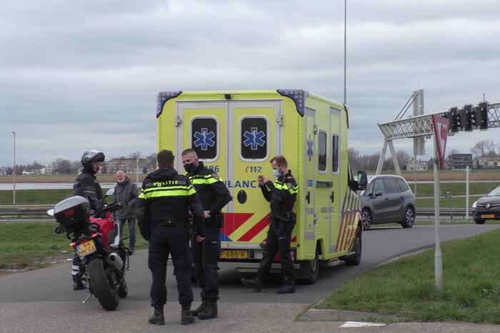 Fietser gewond bij aanrijding