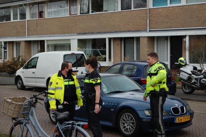 Fietser aangereden door auto