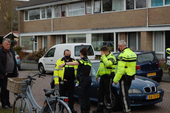 Fietser aangereden door auto