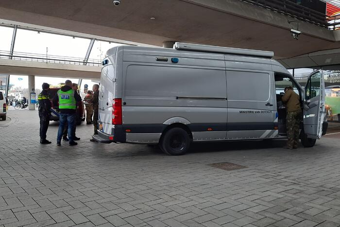 Centraal station ontruimd na aantreffen verdacht pakket