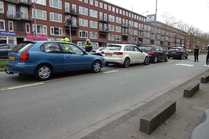 Meerdere voertuigen betrokken bij ongeval