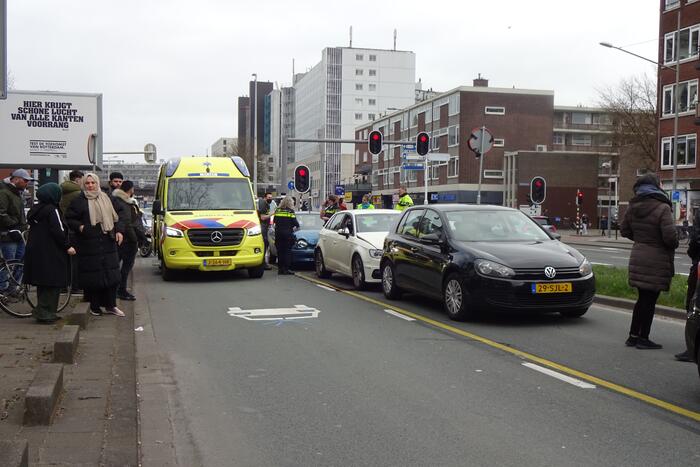 Meerdere voertuigen betrokken bij ongeval