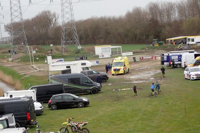 Motorcrosser gewond op crossbaan