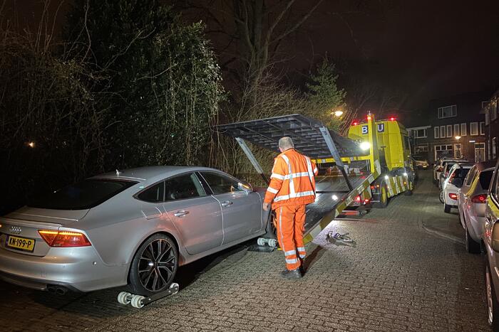 Politie neem een gestolen Audi S7 in beslag