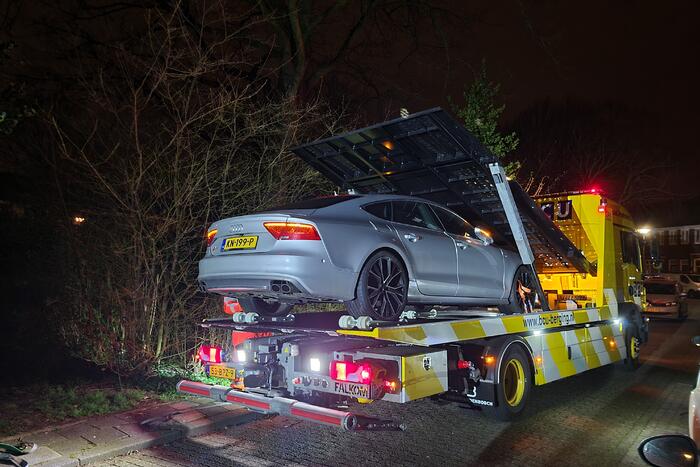 Politie neem een gestolen Audi S7 in beslag