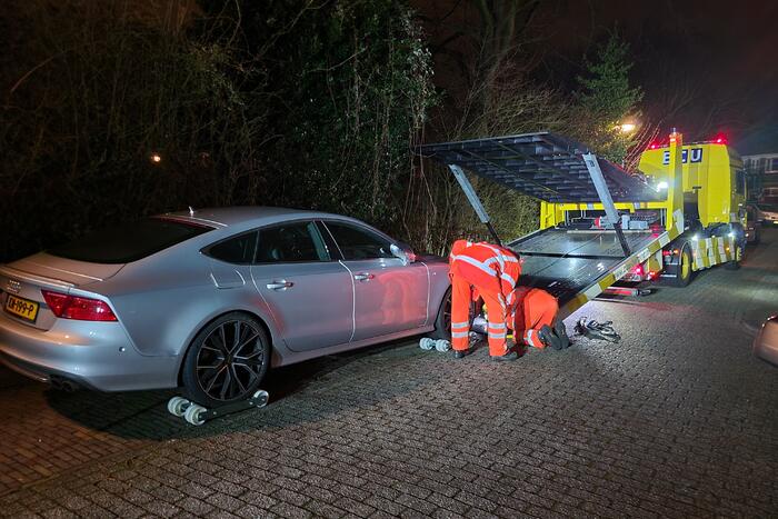 Politie neem een gestolen Audi S7 in beslag