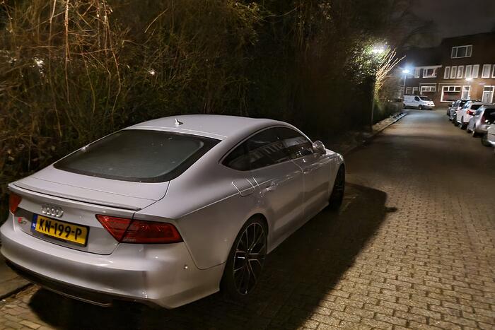 Politie neem een gestolen Audi S7 in beslag