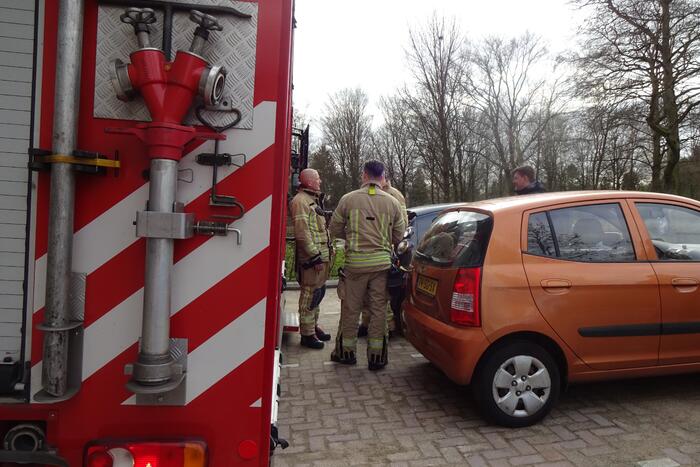 Brand in flatwoning snel geblust