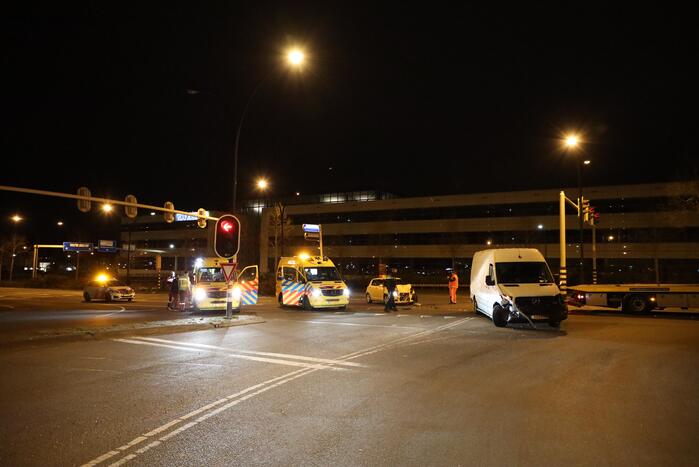 Forse schade bij frontale aanrijding