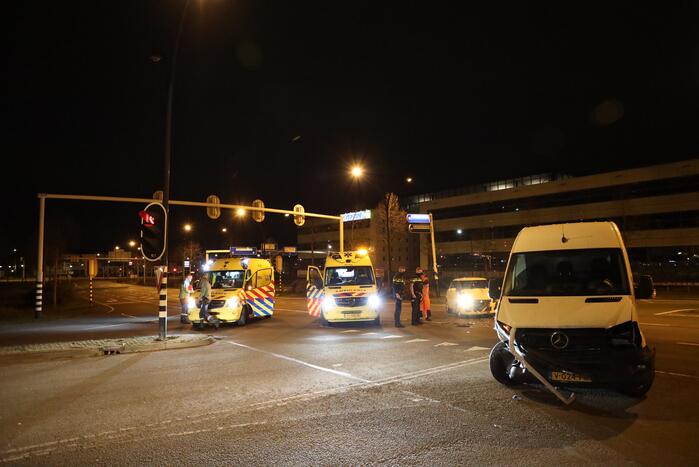 Forse schade bij frontale aanrijding