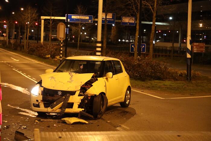 Forse schade bij frontale aanrijding