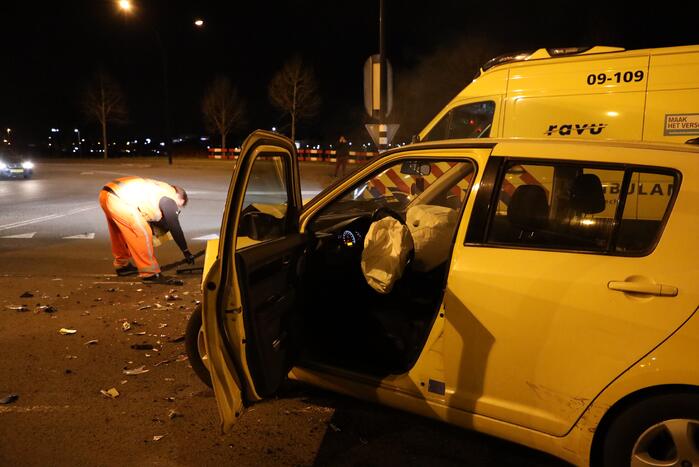 Forse schade bij frontale aanrijding