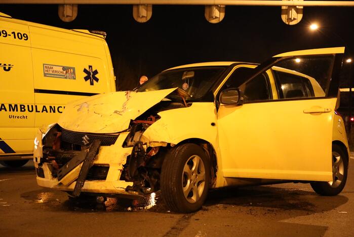 Forse schade bij frontale aanrijding