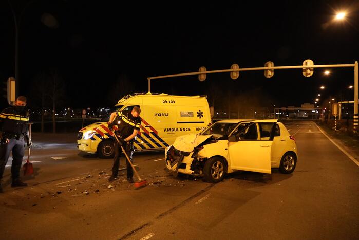 Forse schade bij frontale aanrijding
