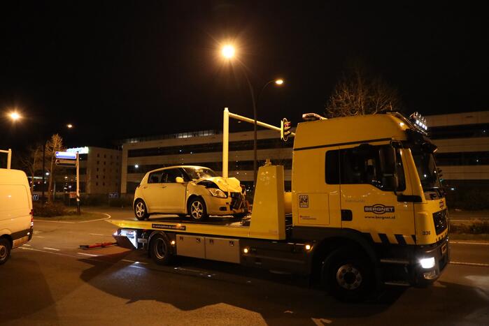 Forse schade bij frontale aanrijding