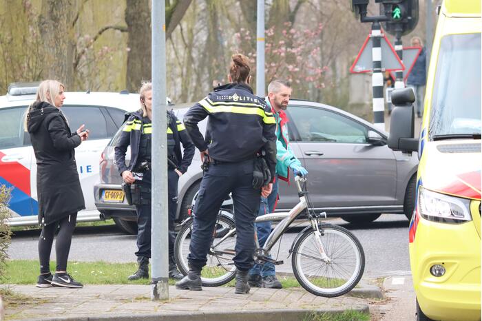 Jonge fietser gewond bij aanrijding met auto