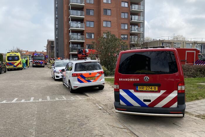 Vlam in de pan zorgt voor brand in appartement