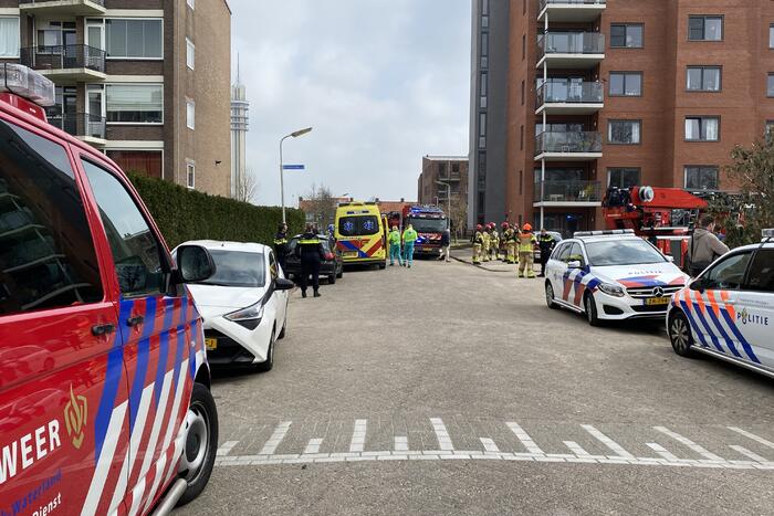 Vlam in de pan zorgt voor brand in appartement