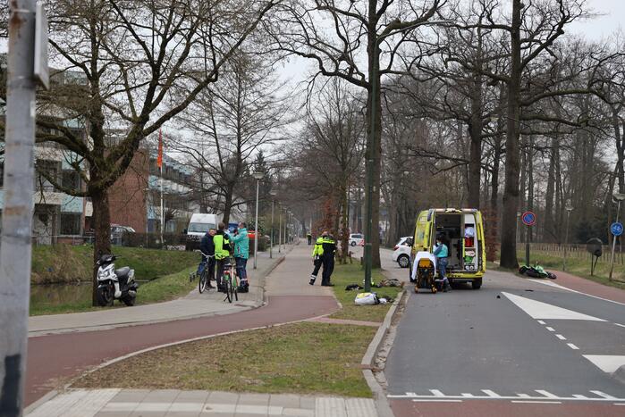 Motorrijder gewond bij ongeval
