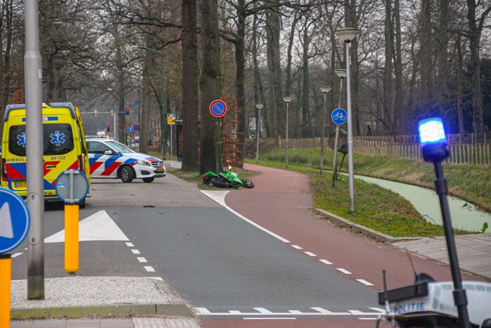 Motorrijder gewond bij ongeval