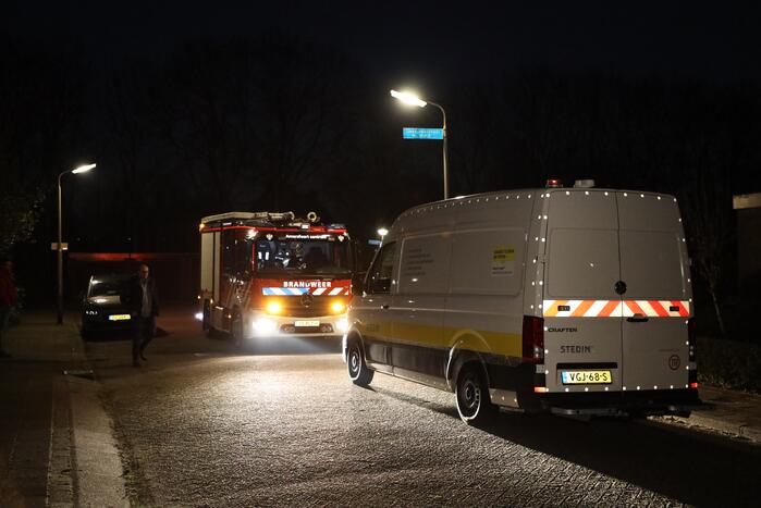 Brandweer ingezet voor gaslucht