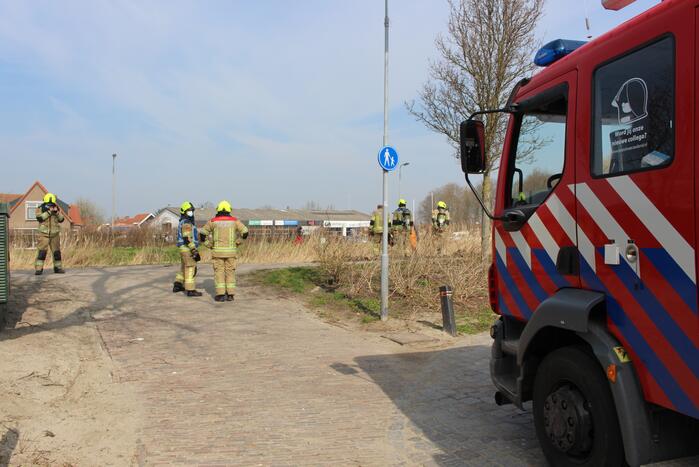 Gasleiding bij graafwerkzaamheden beschadigd