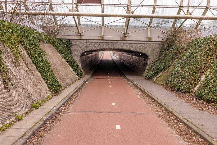 Vijf personen aangehouden voor vernielingen in fietstunnel