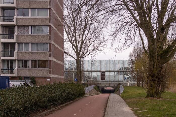 Vijf personen aangehouden voor vernielingen in fietstunnel
