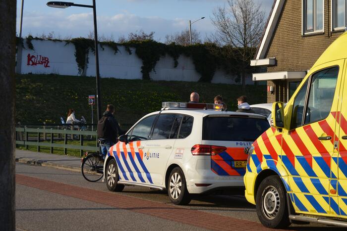 Ongeval tussen fietser en scooter
