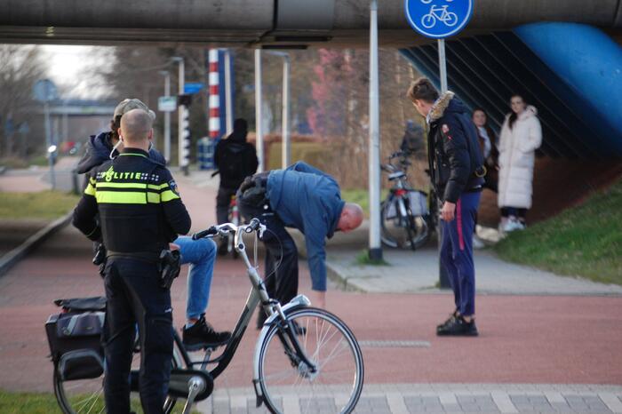 Ongeval tussen fietser en scooter