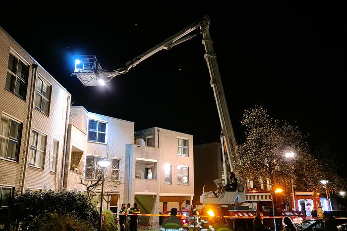 Brand in woning snel geblust