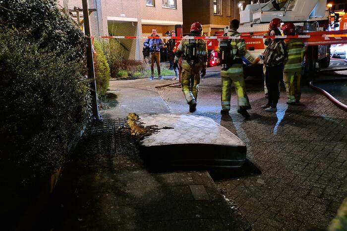 Brand in woning snel geblust