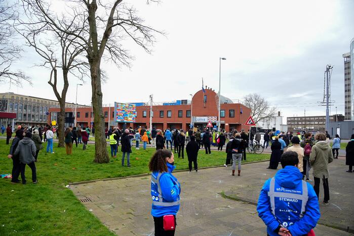 Demonstratie tegen politiegeweld en racisme