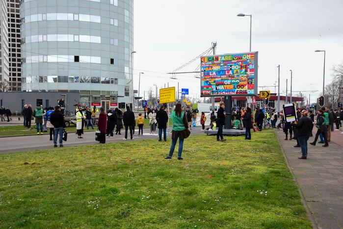 Demonstratie tegen politiegeweld en racisme