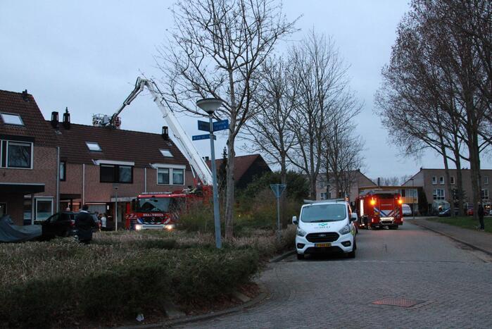 Schoorsteenbrand geblust door brandweer