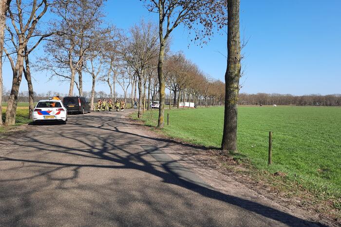 Bestuurder overleden na aanrijding tegen boom