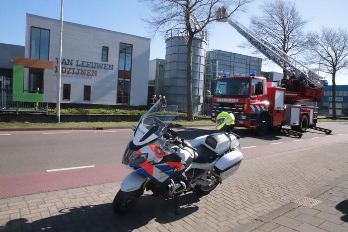 Brand in afzuiginstallatie Van Leeuwen Kozijnen